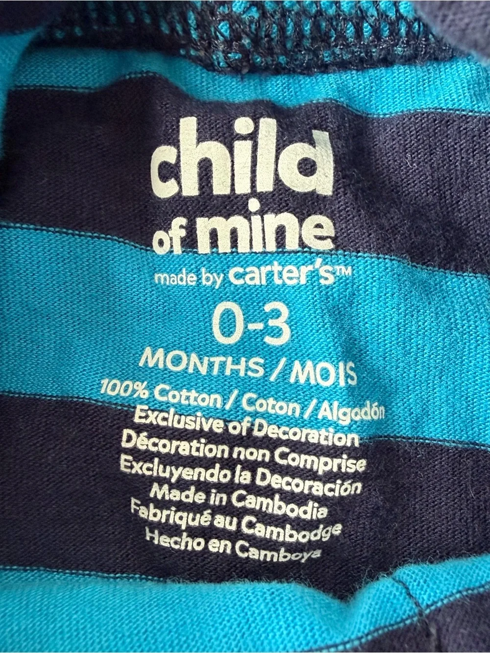 Carters 0-3 Month Sweatshirt